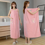 Toalla de baño tipo albornoz con broches - ULTRA absorbente