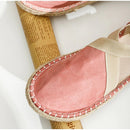 Espadrille en toile et à élastique