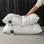 Oreiller d'hôtel de luxe - Coton & Plume d'oie - 1 ACHETÉ = 1 OFFERT