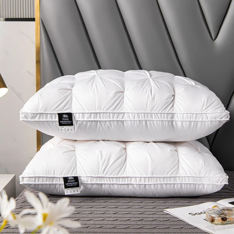 Oreiller d'hôtel de luxe - Coton & Plume d'oie - 1 ACHETÉ = 1 OFFERT