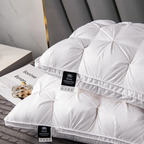 Oreiller d'hôtel de luxe - Coton & Plume d'oie - 1 ACHETÉ = 1 OFFERT