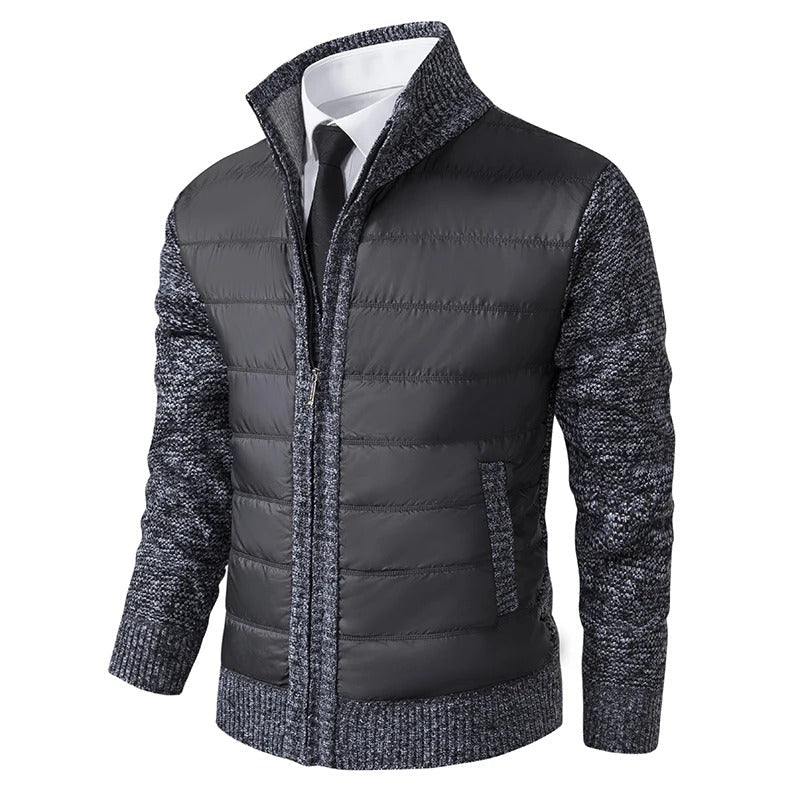 Chaqueta cárdigan de lana para hombre