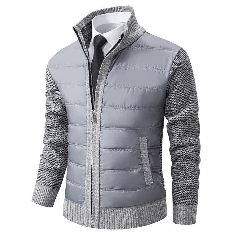 Chaqueta cárdigan de lana para hombre