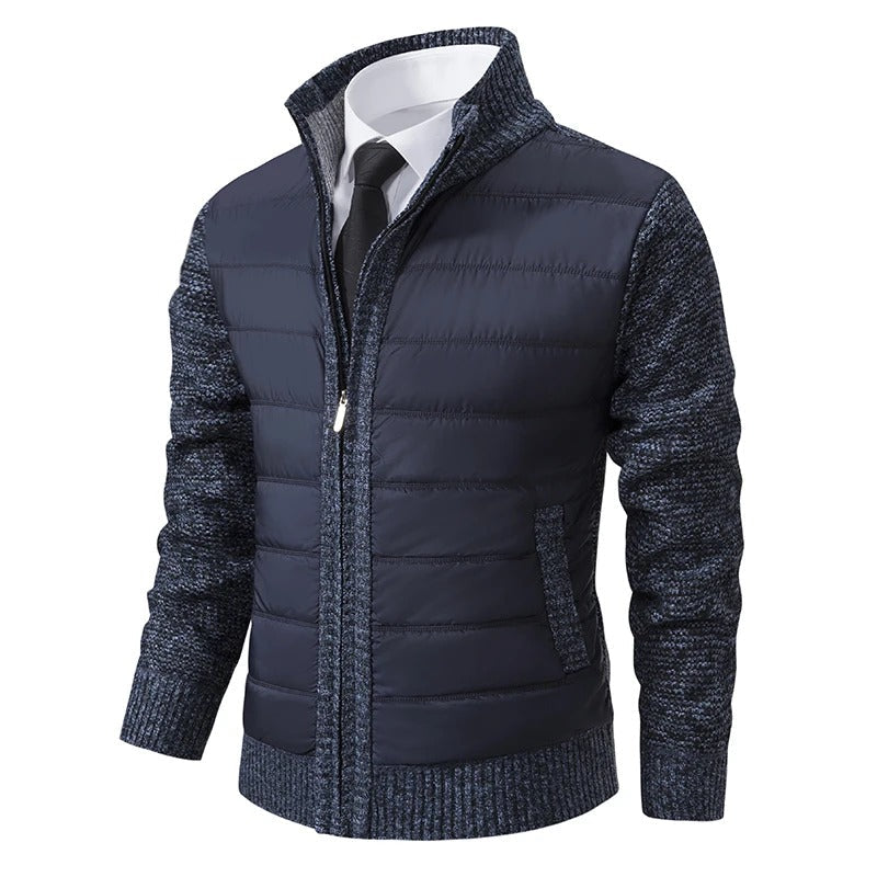 Chaqueta cárdigan de lana para hombre