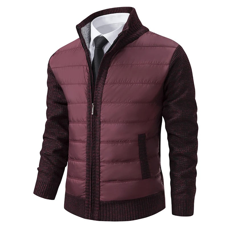 Chaqueta cárdigan de lana para hombre
