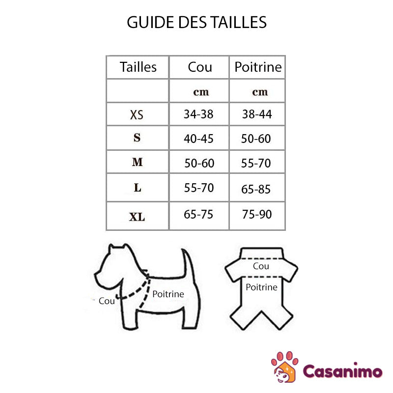 Harnais confortable chien