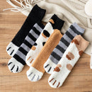 Lot de 2 Paires de Chaussettes Pattes de Chat