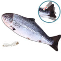 Peluche poisson remuant rechargeable chat