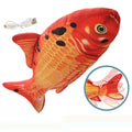 Peluche poisson remuant rechargeable chat