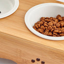 Gamelle sur son Support en Bambou