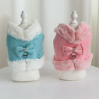 Laisse + Harnais Fourré Chic