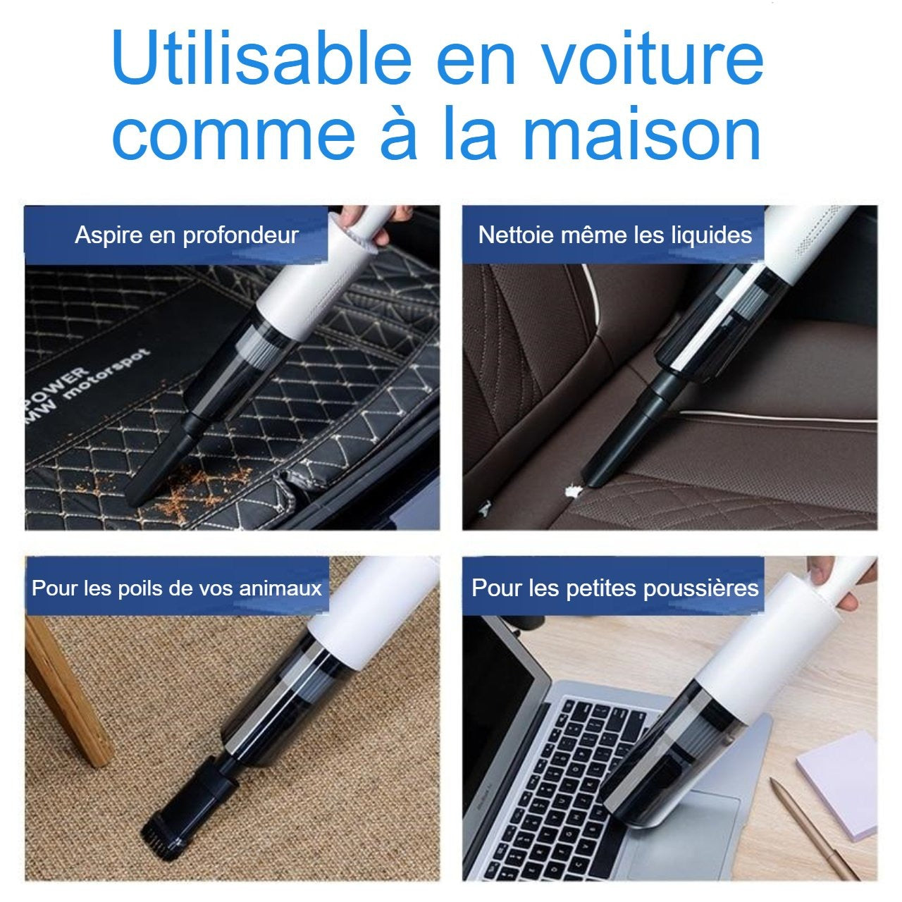 Aspirateur de voiture sans fil