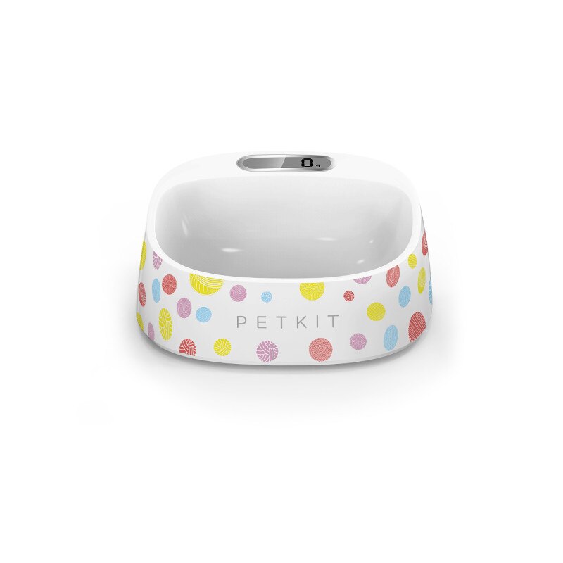 Diet bowl with scales for kibble