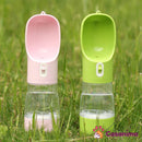  Gourde anti-gaspillage avec compartiment croquettes chien et chat