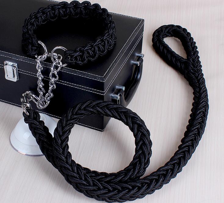 Pack : Collier et Laisse en Corde