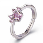 Bague empreinte patte de chat