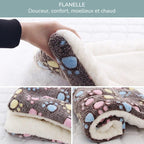 Coussin flanelle doux et chaud