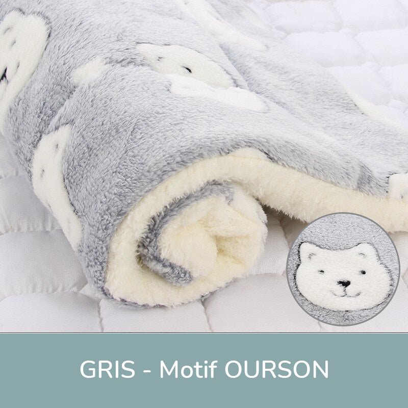 Coussin flanelle doux et chaud