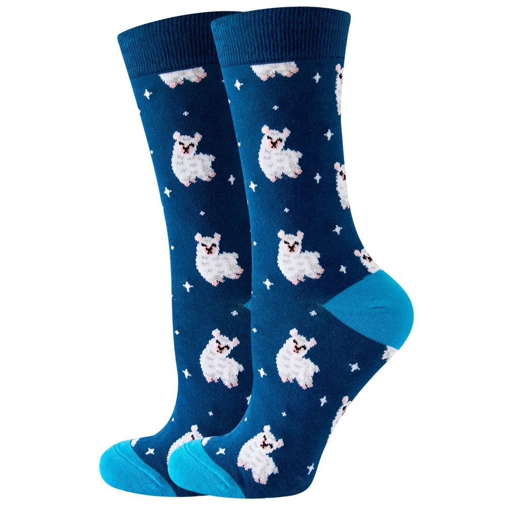 Lot de 2 Paires de chaussettes animaux