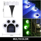 Lot de 2 lampes solaire Pattes de Chat