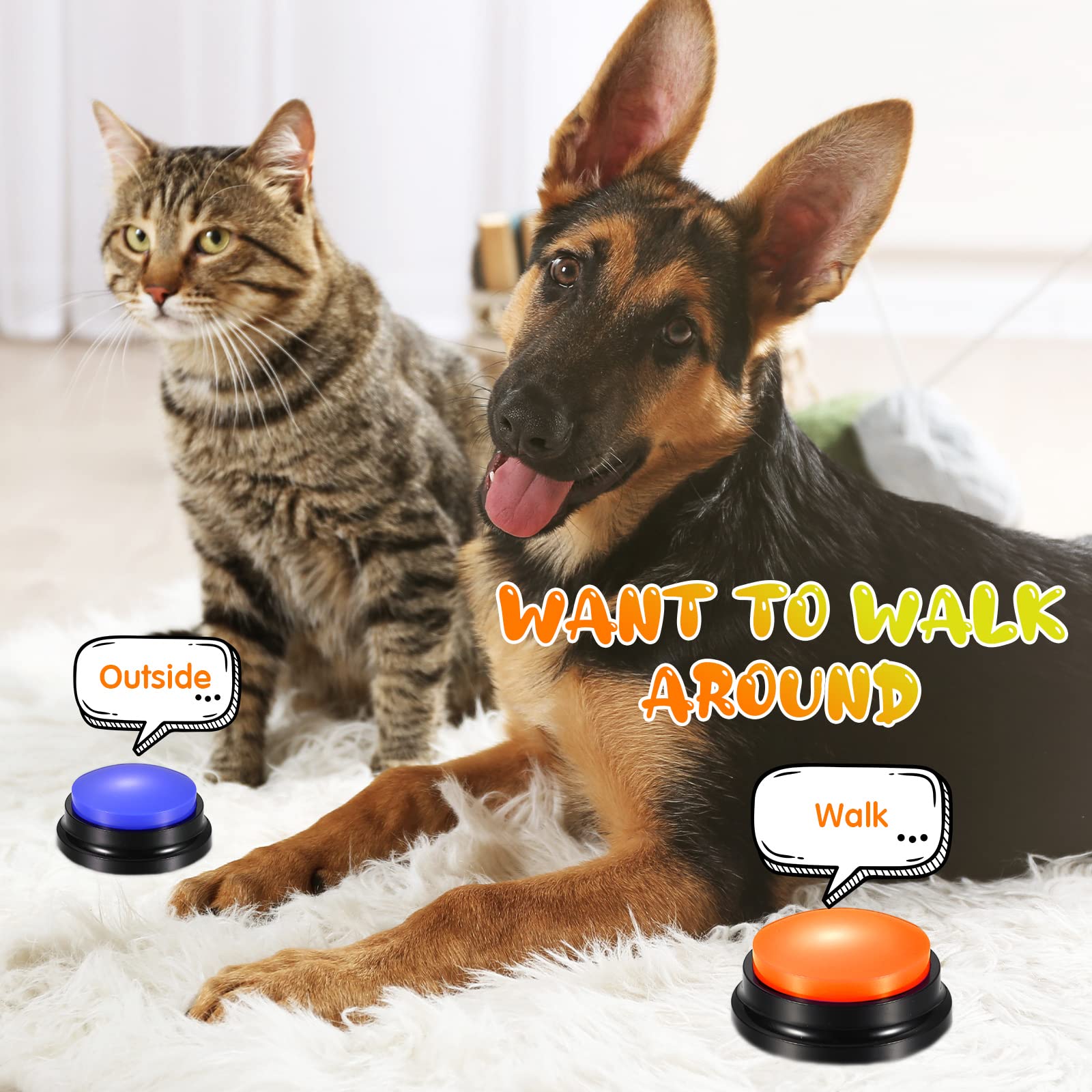 Bouton de communication chiens