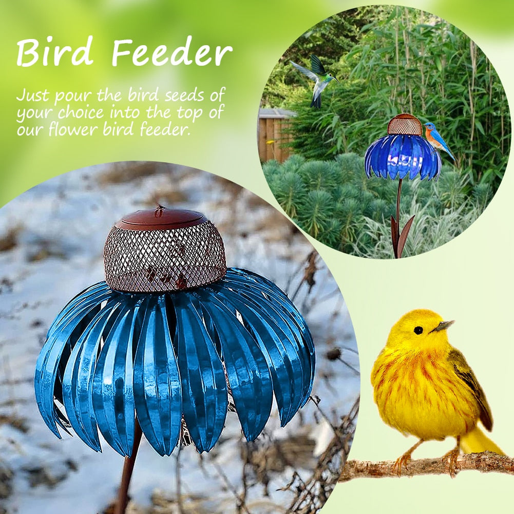 Mangeoire à Oiseaux Forme de Fleurs