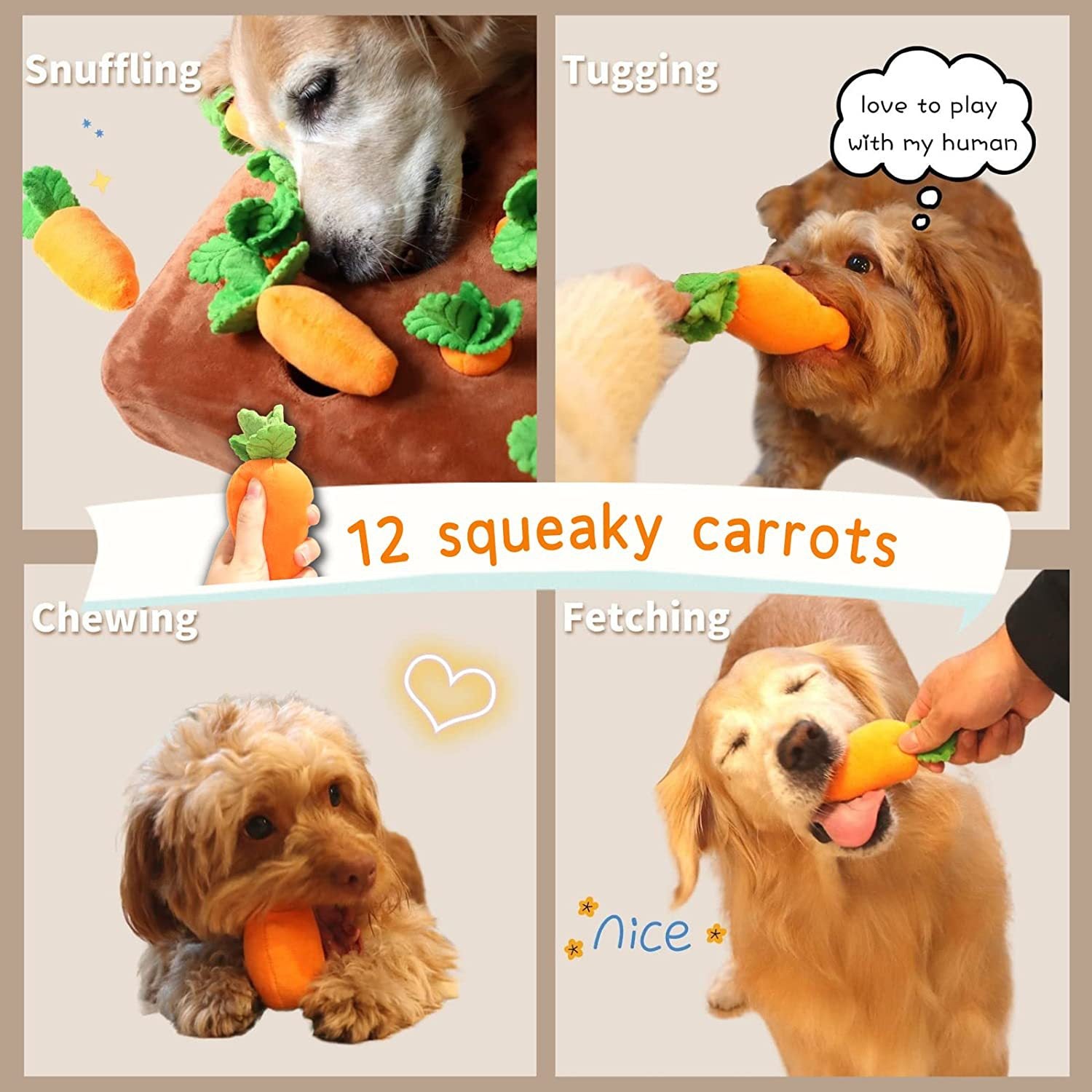 Carrot PLUSHIE : Carottes à macher !