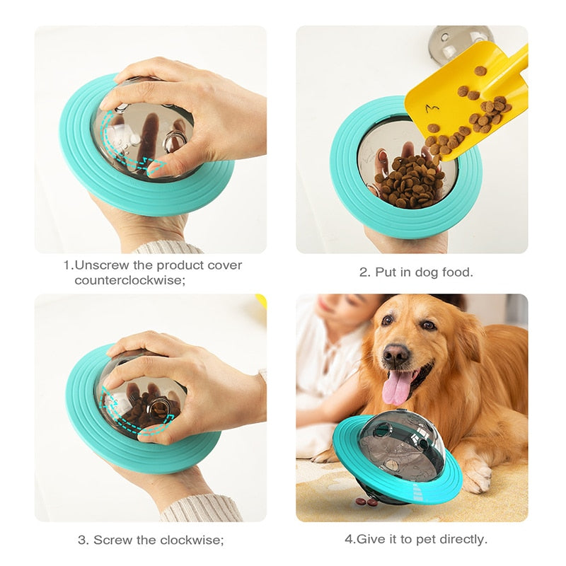 Jouet Soucoupe Distributrice de Croquettes