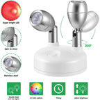 Pack de 2 Projecteurs LED sans-fil avec télécommande