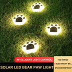 Lot de 2 lampes solaire Pattes de Chat