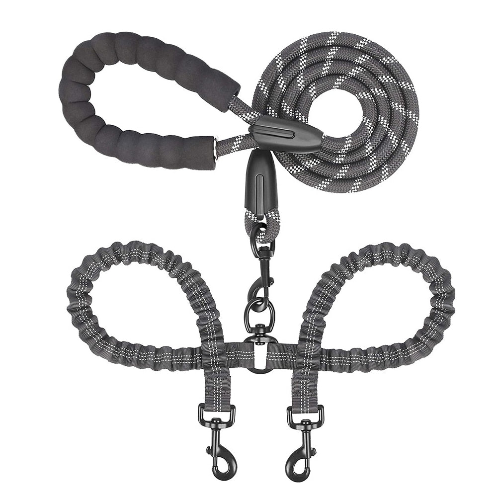 Laisse Double Ultra Résistante