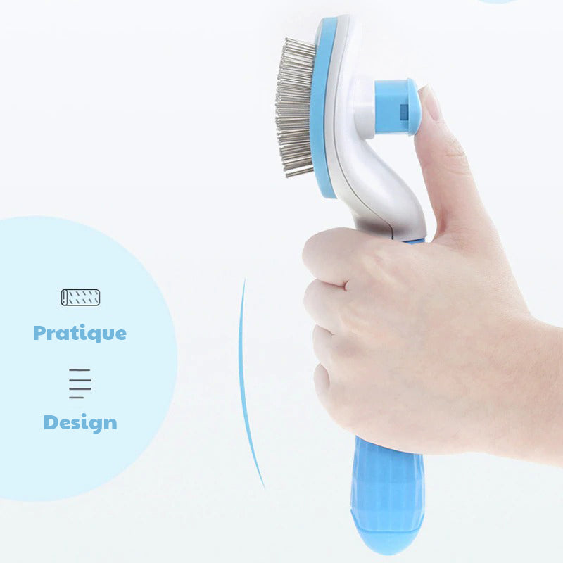 Brosse anti poils chat chien