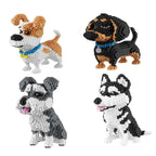 Puzzle complexe de chien en 3D