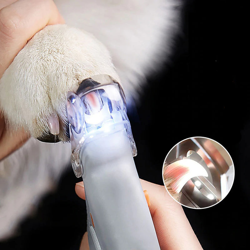 Coupe griffes sécurisé à LED chat chien