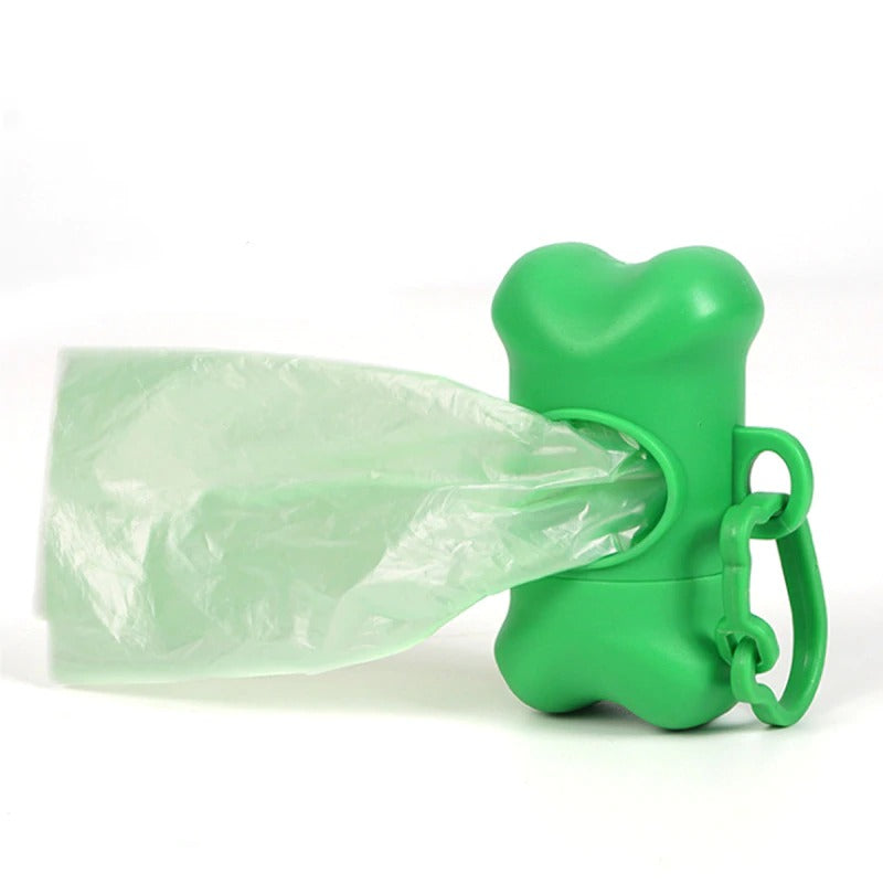Distributeur sur mousqueton de sacs à crottes