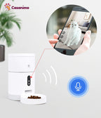 Distributeur de croquettes automatique Caméra et Micro intégrés