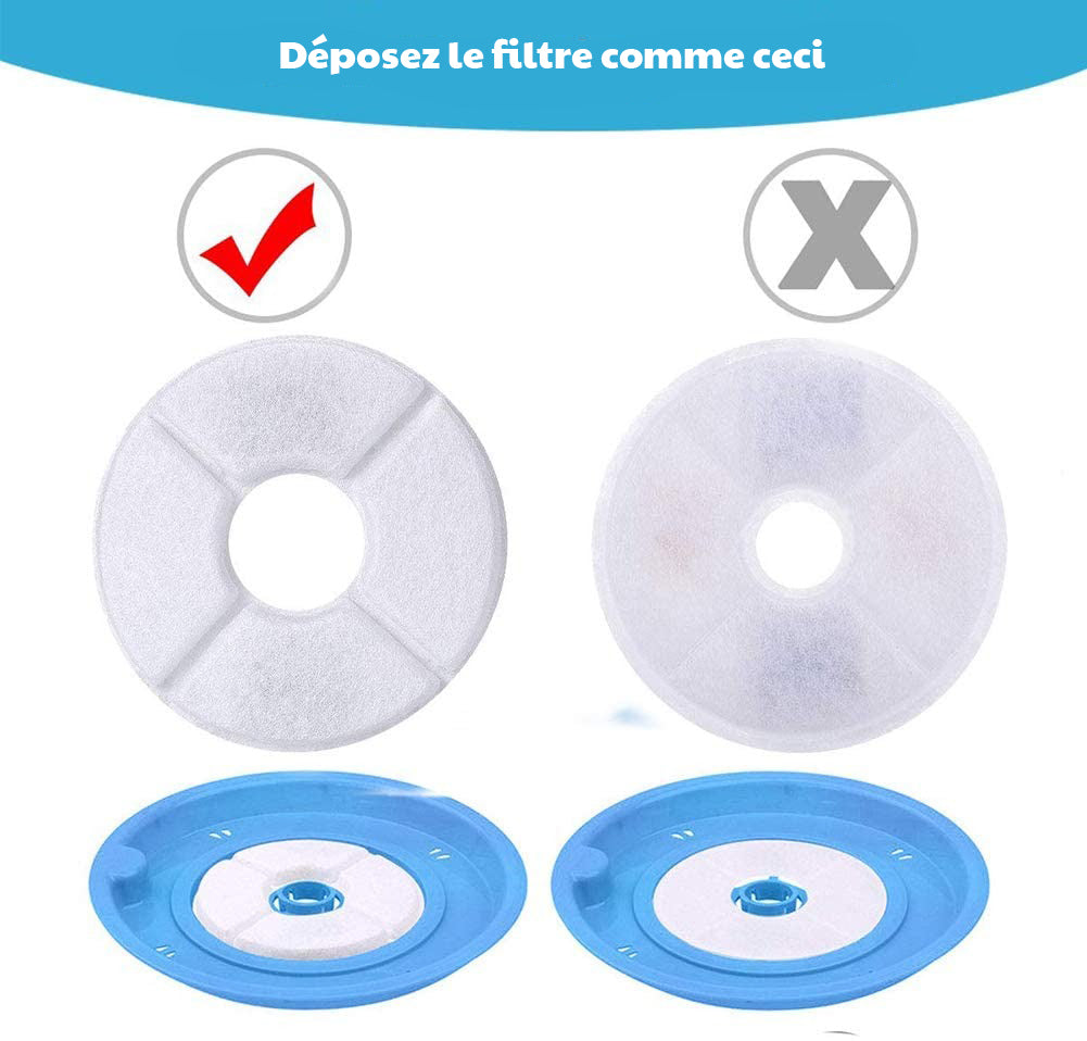 12 Filtres pour fontaine