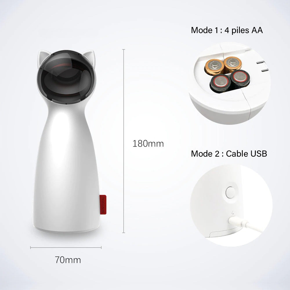 Jeu laser automatique chat