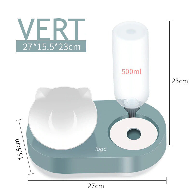 Gamelle et distributeur d'eau 