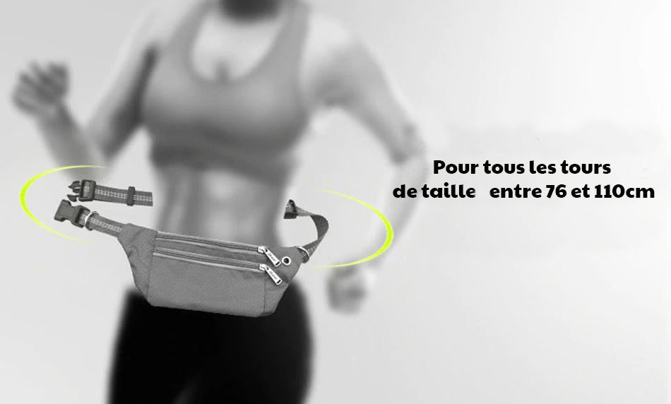Laisse tour de taille avec banane