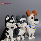 Puzzle complexe de chien en 3D