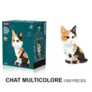 Puzzle complexe de chat en 3D