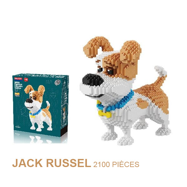 Puzzle complexe de chien en 3D
