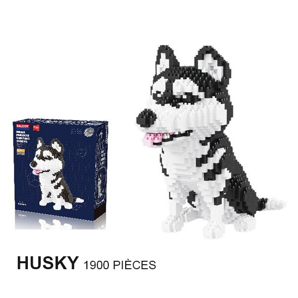 Rompecabezas complejo de perro en 3D