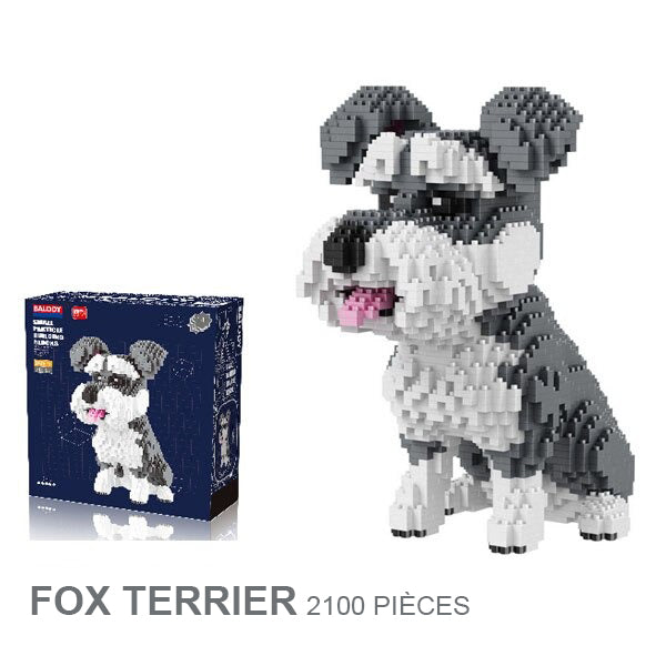 Rompecabezas complejo de perro en 3D