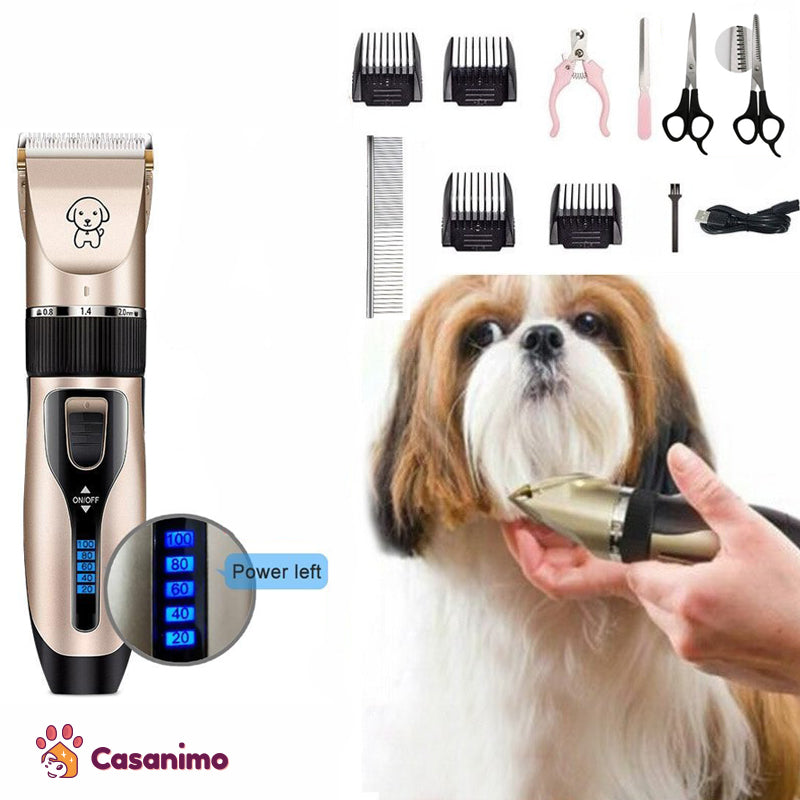 Kit tondeuse rechargeable pour chien