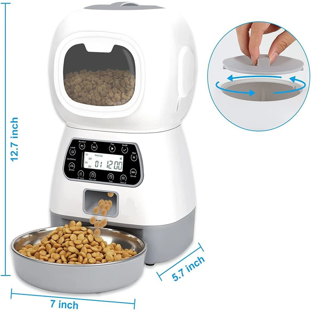 Distributeur de croquettes automatique et Connecté