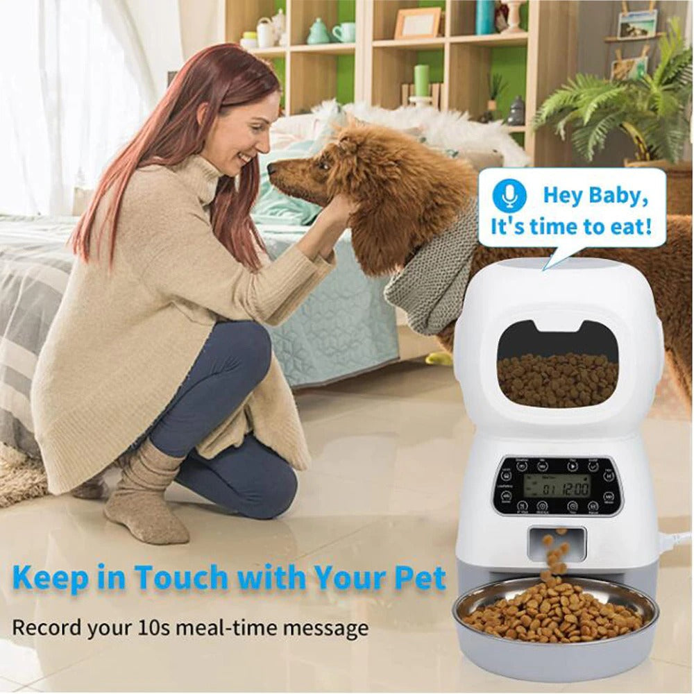 Distributeur de croquettes automatique et Connecté