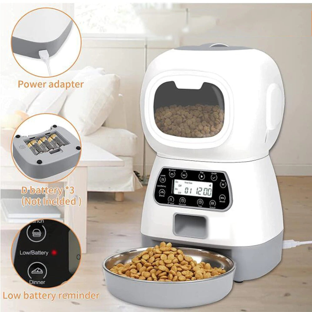 Distributeur de croquettes automatique et Connecté